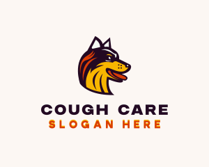 Husky Breeder Pet Care logo design