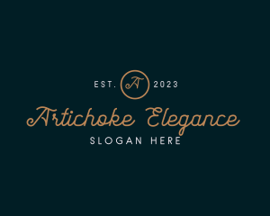 Elegant Cursive Boutique logo design