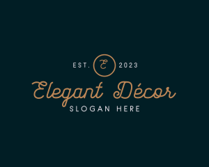 Elegant Cursive Boutique logo design