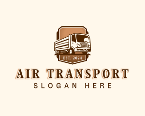 Truck Transportation Logistics logo design