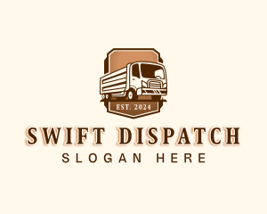 Truck Transportation Logistics logo design