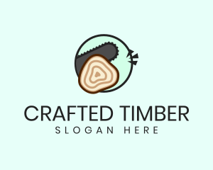 Lumberjack Wood Mill logo design