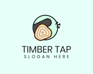 Lumberjack Wood Mill logo design