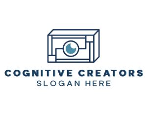 Content Creator Camera logo design