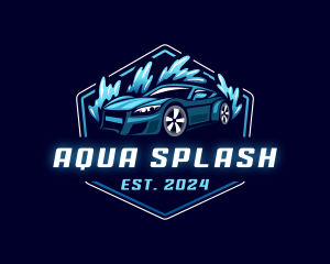 Car Wash Splash logo design