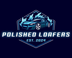 Car Wash Splash logo design