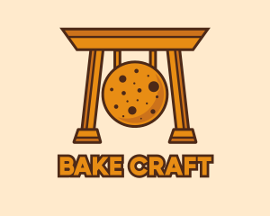 Orange Cookie Gong logo design