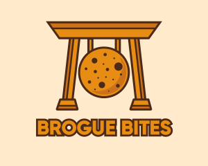 Orange Cookie Gong logo design