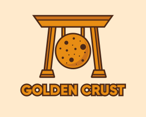 Orange Cookie Gong logo design