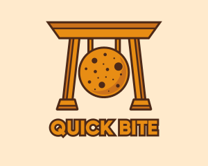 Orange Cookie Gong logo design