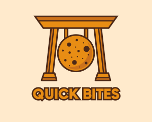 Orange Cookie Gong logo design