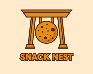 Orange Cookie Gong logo design