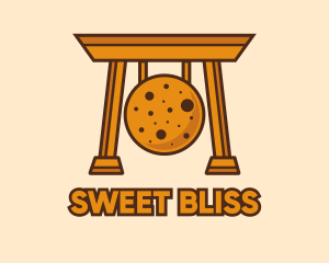 Orange Cookie Gong logo design