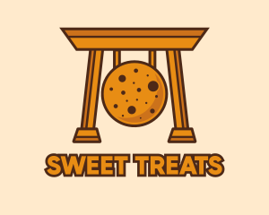 Orange Cookie Gong logo design