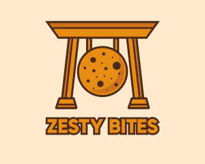 Orange Cookie Gong logo design