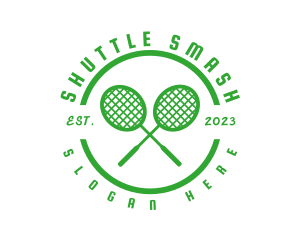 Tennis Racket Court logo