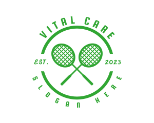 Tennis Racket Court logo