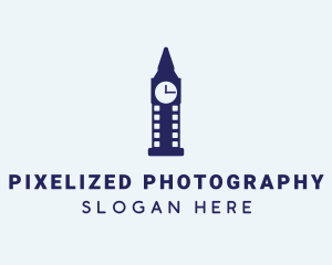 Big Ben London Movie Filmstrip logo design