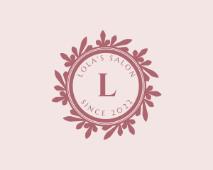 Feminine Eco Leaf logo design