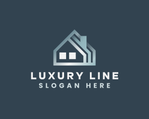 Luxury Roofing House logo design