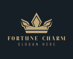 Gold Boutique Crown  Logo