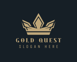 Gold Boutique Crown  logo design