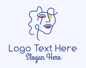 Woman Makeup Face  logo