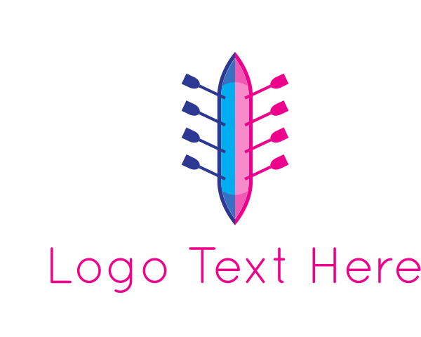 Paddle logo example 1