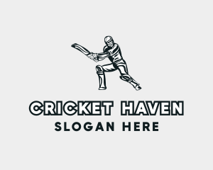 Cricket Player Sports logo