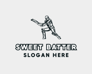 Cricket Player Sports logo