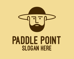 Bearded Hat Man  logo design