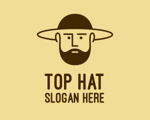 Bearded Hat Man  logo