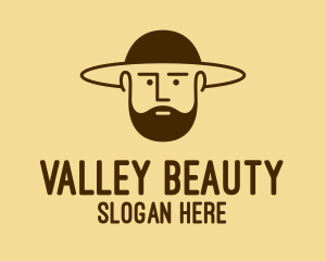 Bearded Hat Man  logo design