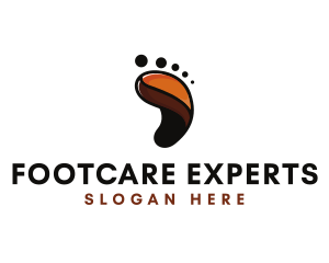 Coffee Bean Footprint logo