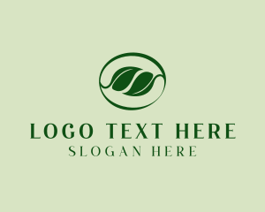 Green Twig Leaf  logo