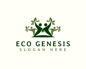 People Eco Community logo design