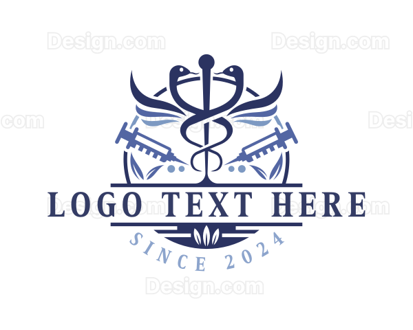 Medical Syringe Clinic Logo