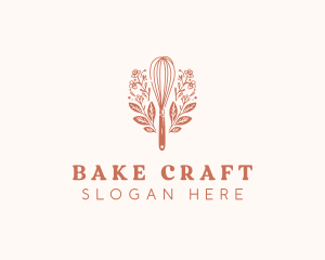 Baking Whisk Pastry logo design