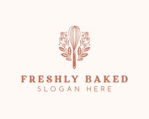 Baking Whisk Pastry logo design