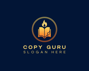 Flame Book Publishing  logo design