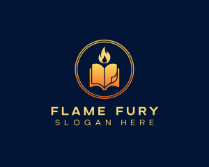 Flame Book Publishing  logo design