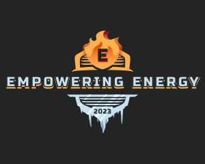 Ice Fire Element logo design