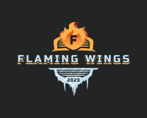 Ice Fire Element logo design