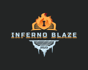 Ice Fire Element logo design