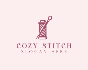 Tailoring Stitching Needle logo design