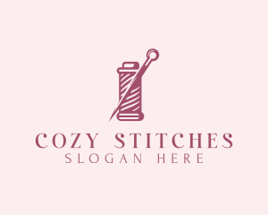 Tailoring Stitching Needle logo design