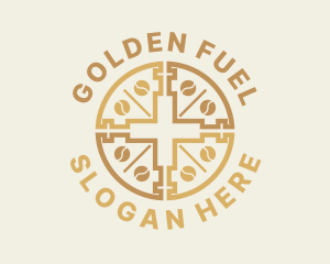 Golden Cross Worship logo design