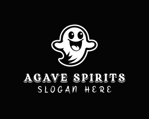 Halloween Spirit Ghost logo design