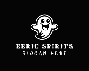 Halloween Spirit Ghost logo design