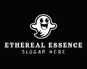 Halloween Spirit Ghost logo design